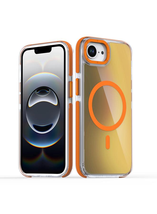 S-TOP Case For iPhone 16e Dual-Color Gradient Discolor MagSafe Phone Case - Image 1