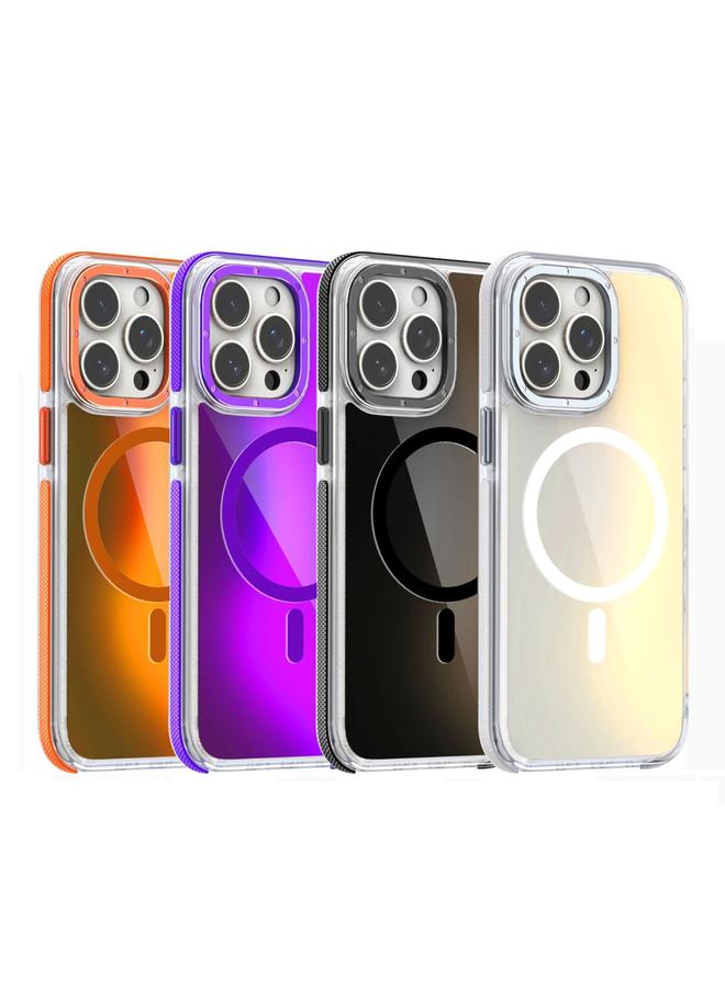 S-TOP Case For iPhone 16e Dual-Color Gradient Discolor MagSafe Phone Case - Image 2