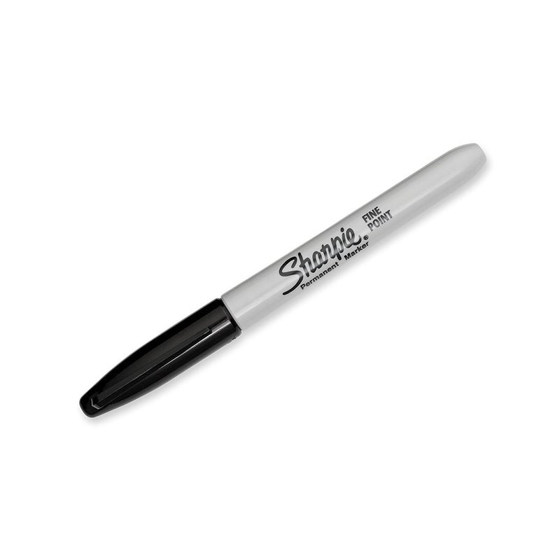 Sharpie Permanent Marker, Fine Point, Black, Pack of 3 - Image 2