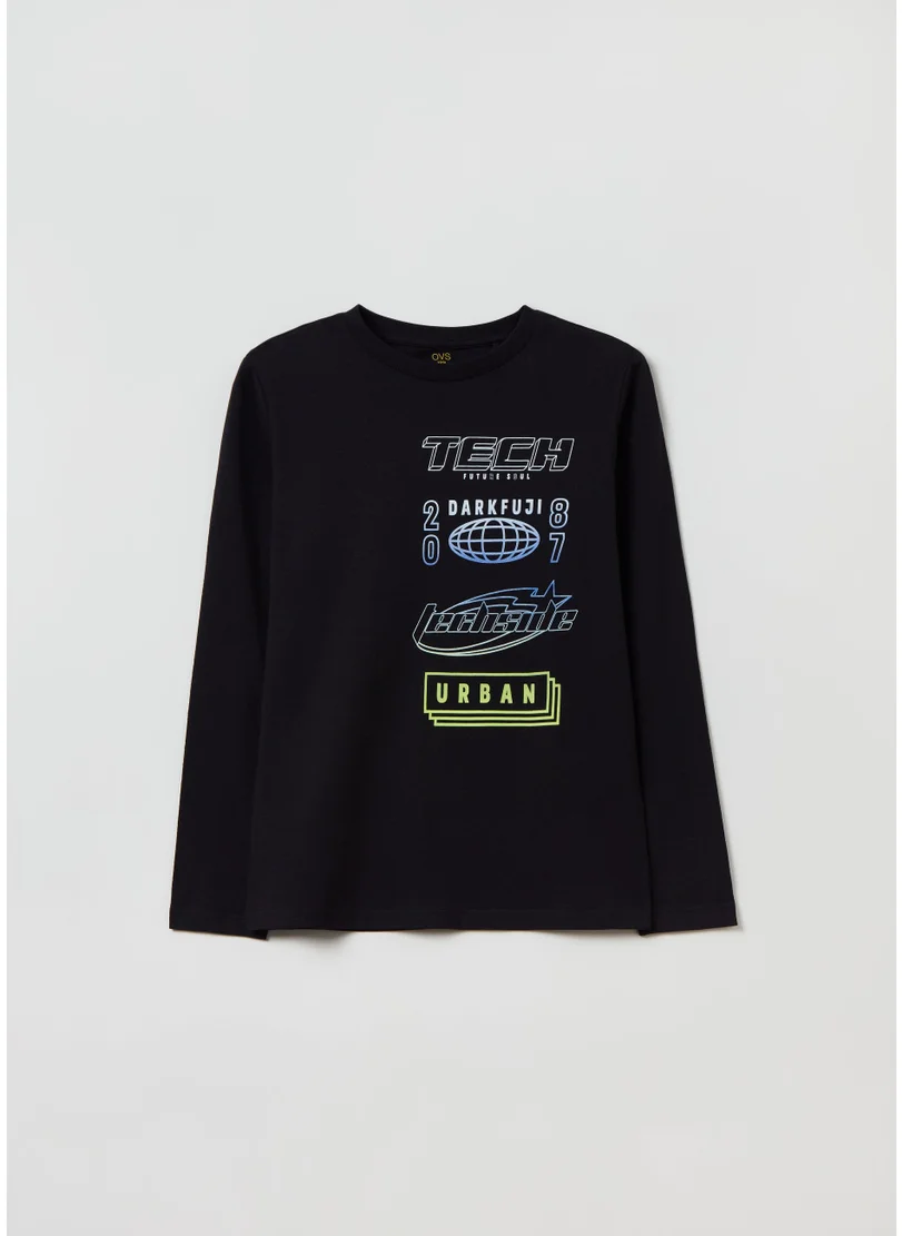 Ovs Long-Sleeved T-Shirt With Print