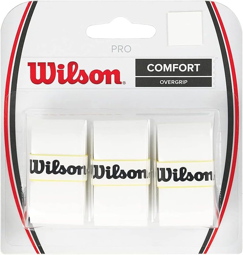 WILSON Pro Overgrip Tennis Racket Grips - Pack of 3 - Image 2
