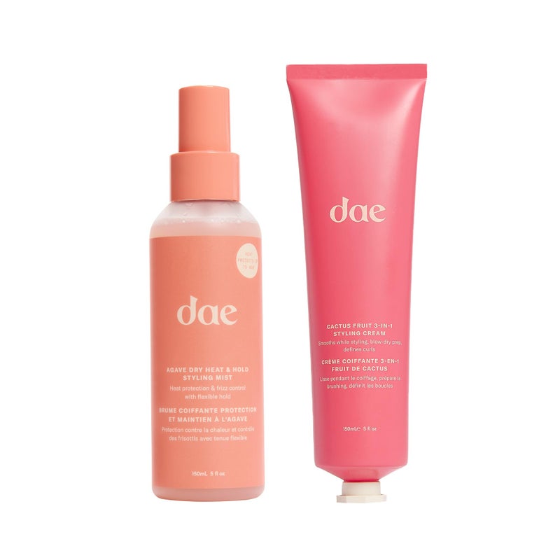 DAE داي أجيڤ جفاف الحرارة ورذاذ تثبيت الشعر وكريم تصفيف فاكهة الصبار 3-1 - Image 1