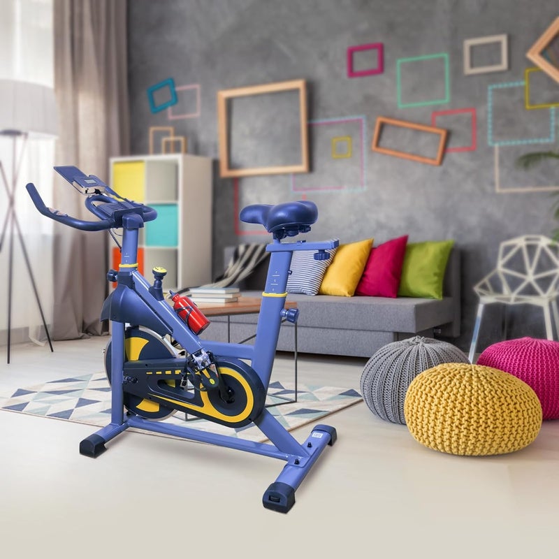 CITY STAR Stationary magnetic exercise bike for indoor and home gym use, with fitness app, 200 pounds, with tablet stand, suitable for cardio workouts Fitness