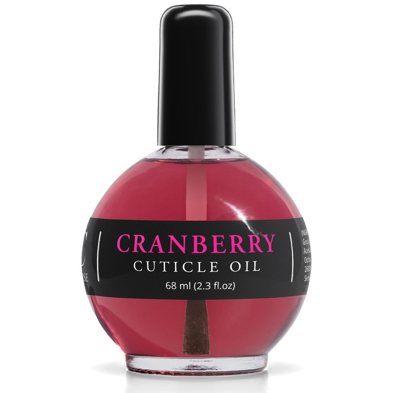 Ellie Chase Moisturizing Cuticle & Nail Care Oil 2.3 Fl Oz - Cranberry Scented â€“ Infused with Jojoba Oil, Aloe, Vitamin E â€“ Nail & Cuticle Hydration, Repair, Moisturizer, Strengthener, Growth - Image 1