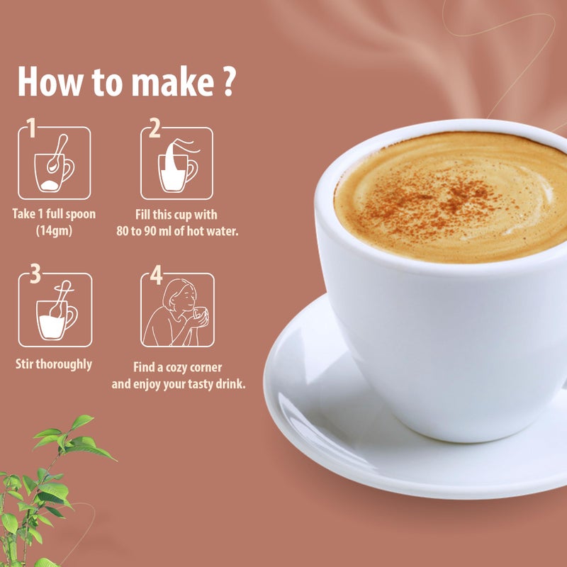 Desire instant premix Coffee Permix Low Sugar(Diet)Coffee Premix For Vending Machine,Coffee Powder Bag For Coffee Machine Or Manual Use-Just Add Hot Water & Enjoy( Serves 40 Cups,Pack Of 1),500 Grams - Image 3