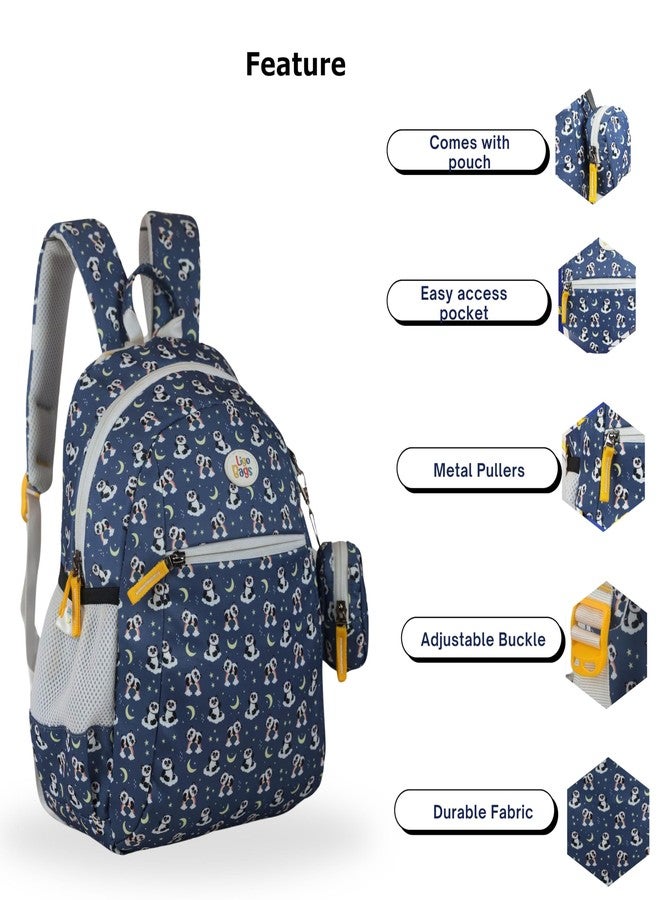 Ligo 10 Liter Fish Print Cool Blue School Bag Lightweight Casual Backpack for Kids school bag boy Children Boys & Girls (Grey) - Image 3