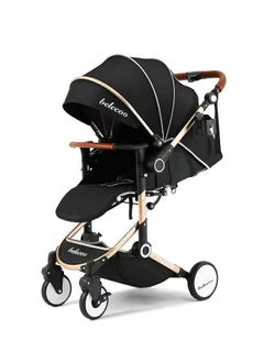 2-Way Stroller with Lightweight, Stretchable and Durable Breathable Fabric Canopy - Black - pzsku/ZB24F53D542D1B47A06FBZ/45/_/1731793652/e23376cf-ce30-4931-94aa-a8d453f9cb4b