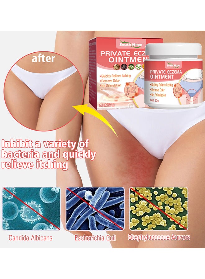 SOUTH MOON Private Eczema Ointment, Female Private Parts Antipruritic Cream Ointment To Remove Itching Peculiar Smell Dermatitis - Image 4