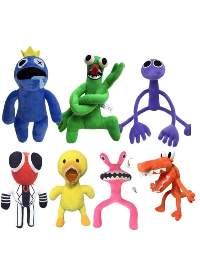 Spot Rainbow Roblox Rainbow Friends Series Crown Mouth Water Monster Crocodile Ant Man Long Hand Plush-Specifications:30cm Pink Monster-Color:vacuum Compression  - Image 2