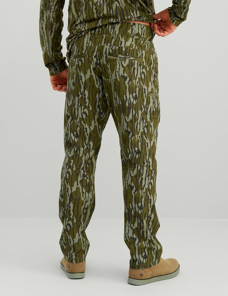 Nomad Men's Ambush Pant, Performance Camo Hunting Pants, Mossy Oak Bottomland, Large - Image 3