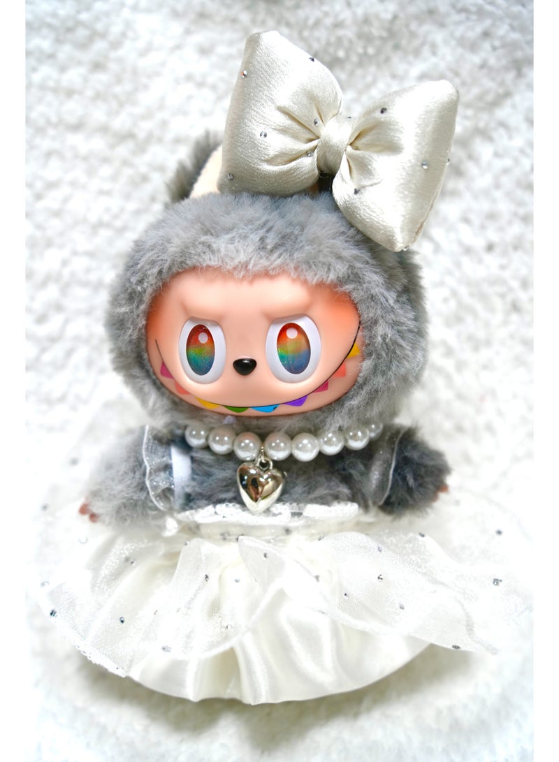 Labubu The Monsters Clothes - Labubu Outfit, Chic Style Set for Labubu Dolls, 17cm Doll Clothes Suitable for Labubu Dolls Accessories  - Image 1