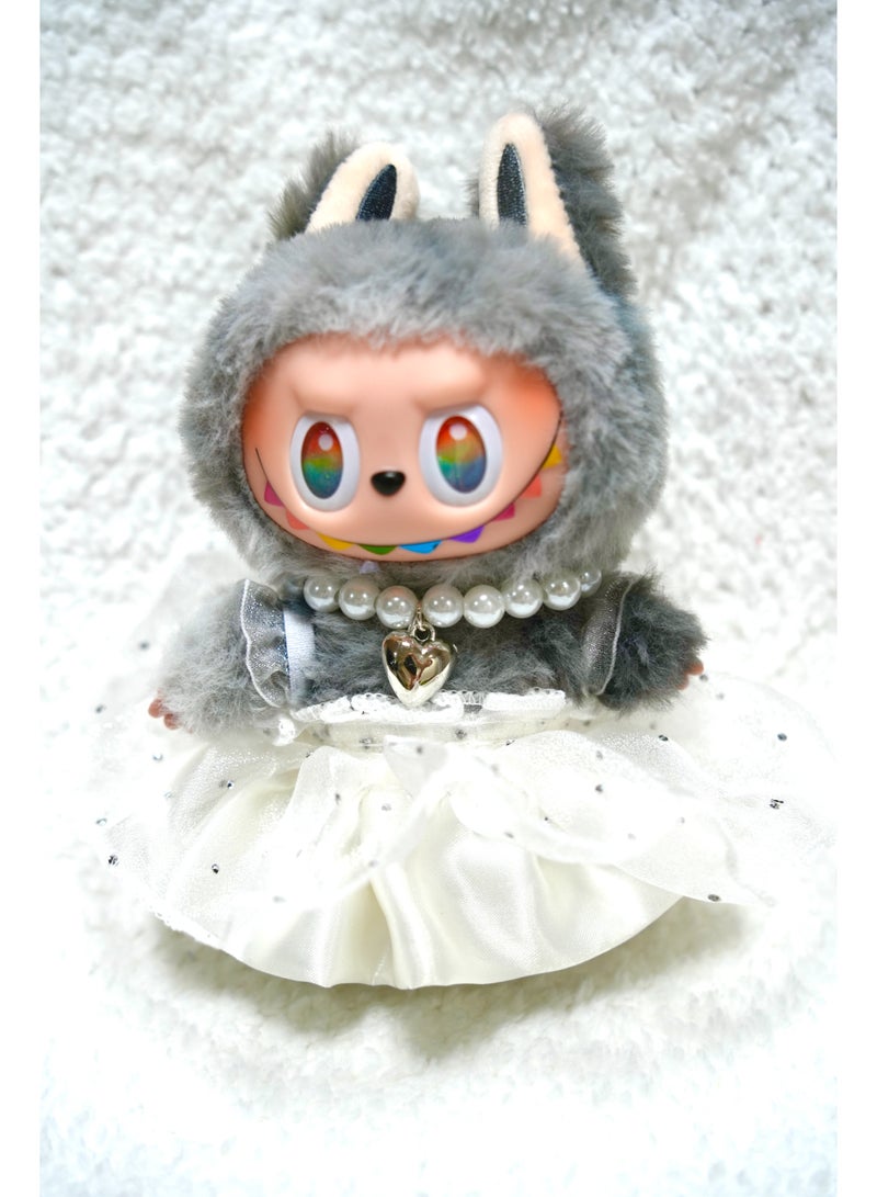 Labubu The Monsters Clothes - Labubu Outfit, Chic Style Set for Labubu Dolls, 17cm Doll Clothes Suitable for Labubu Dolls Accessories  - Image 5