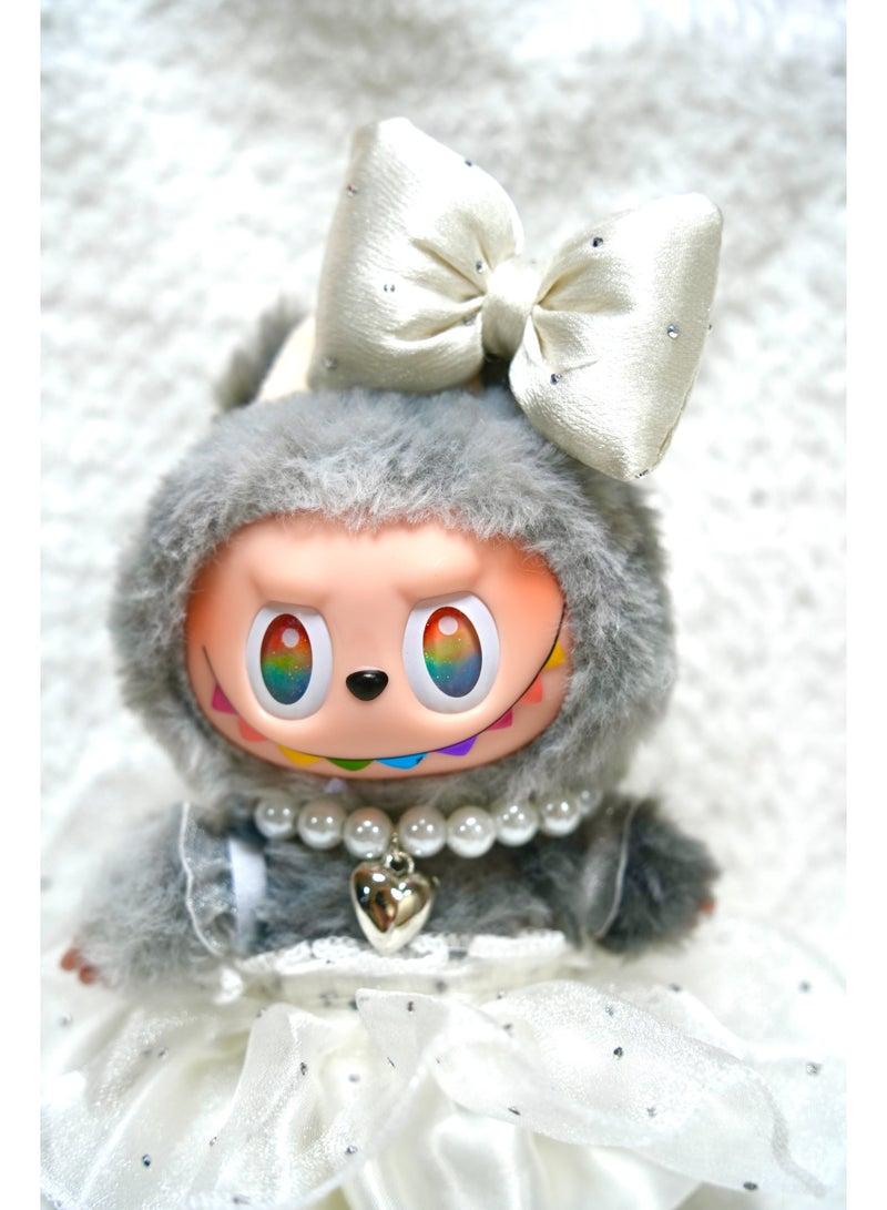 Labubu The Monsters Clothes - Labubu Outfit, Chic Style Set for Labubu Dolls, 17cm Doll Clothes Suitable for Labubu Dolls Accessories  - Image 4