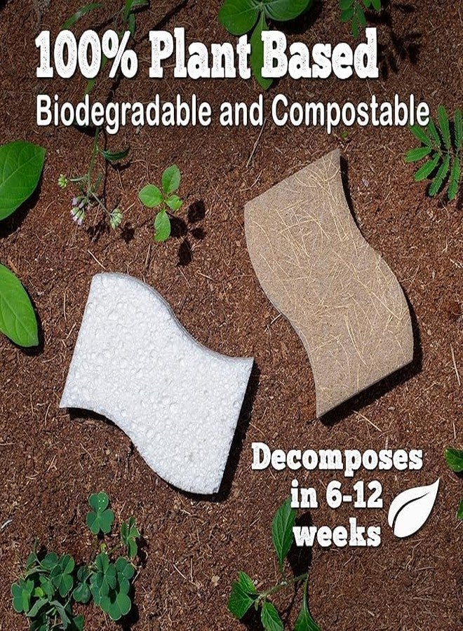 Kaidaa Natural Kitchen Sponges | 100% Coconut Coir Scrubber Sponge for Dishwashing | Eco Friendly, Non Toxic & Biodegradable Cleaning Sponges for Kitchen | Long-Lasting Dish Scrub Pads (4) - Image 3