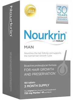 Man 180 Tablets (3 Month Supply) by Nourkrin