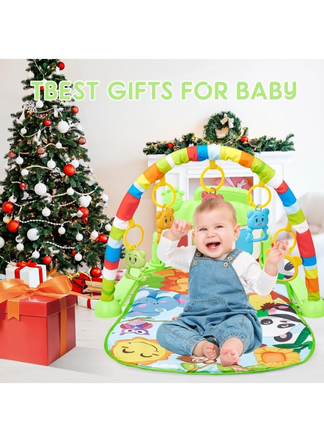 Interactive Baby Piano Play Mat with Toys and Vibrant Colors - Image 5