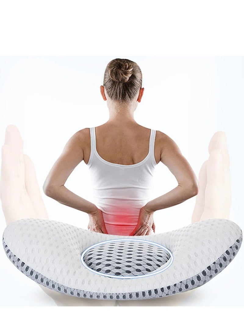 Generic - Lumbar Support Wedge Pillow Lower Back Pain Relief Sleep Bed Cushion Adjustable With 3D Air Mesh Technology Helpful In Before And After Pregnancy - Image 1