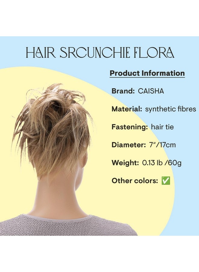 CAISHA Xxl Hairpiece Scrunchie Updo Voluminous Slightly Wavy Messy Bun Brown Blond Mix G18F - Image 2