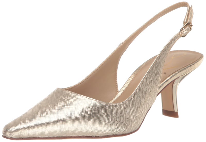 Sam Edelman Bianka Sling Pump Gold Leaf 8 Medium
