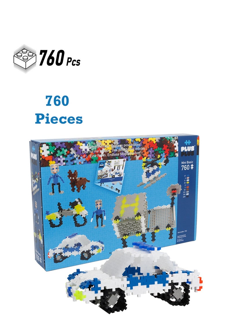 Plus-Plus Police Station Building Set / 760 Pcs  - Image 1