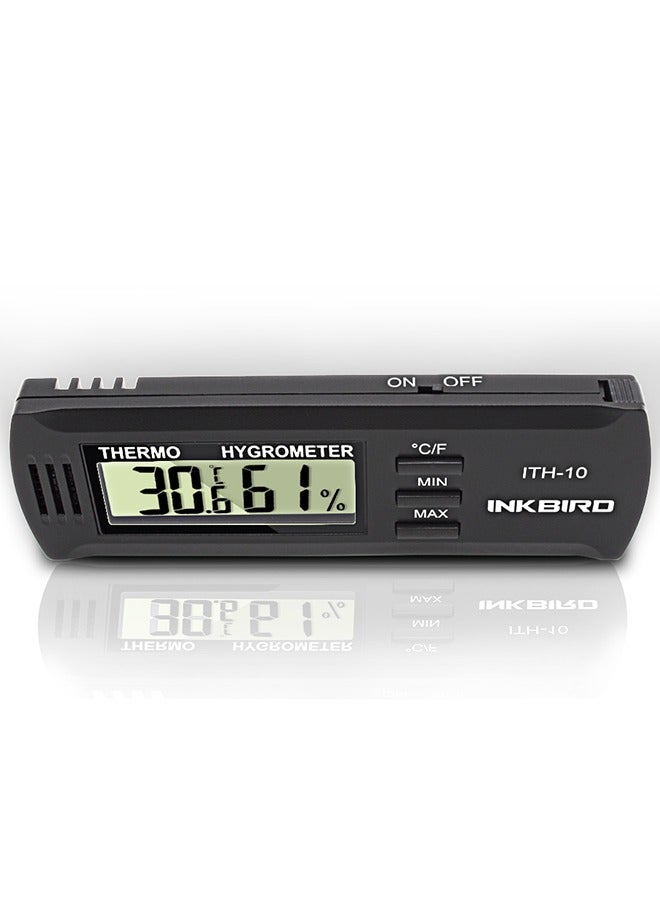 INKBIRD Inkbird ITH-10 Digital Thermometer and Hygrometer Temperature Humidity Monitor Humidor Guitar Ukulele - Image 2