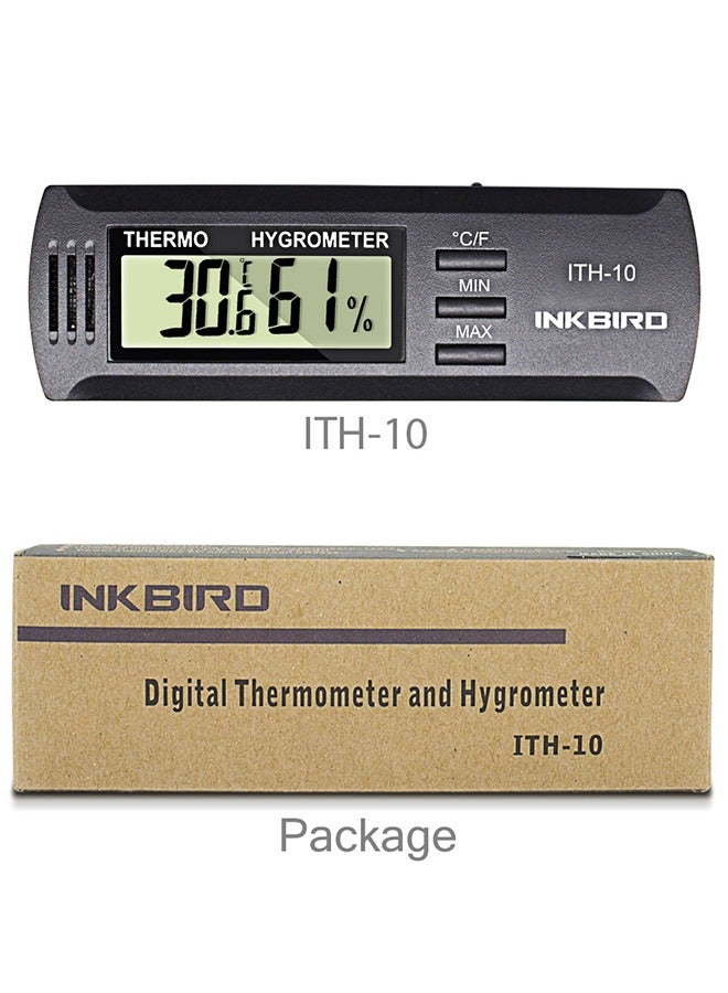 INKBIRD Inkbird ITH-10 Digital Thermometer and Hygrometer Temperature Humidity Monitor Humidor Guitar Ukulele - Image 4