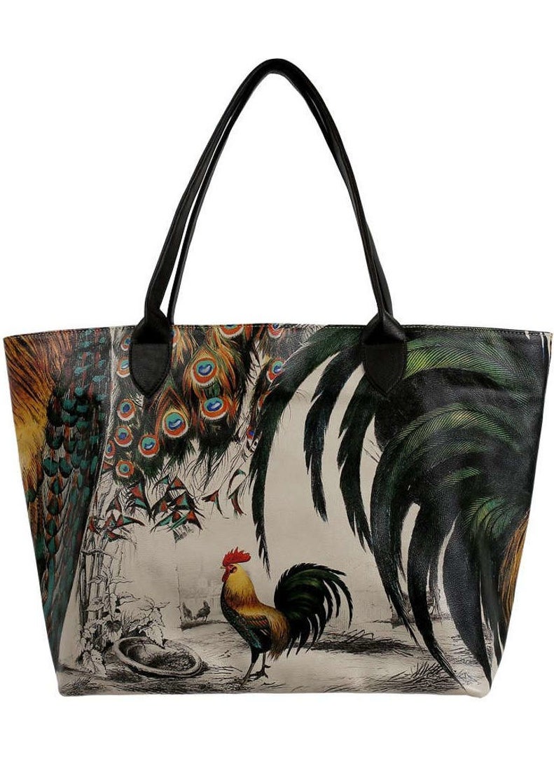 Dogo - Unique Pairing / Design Printed Vegan / Weekender Women's Bag - Image 1