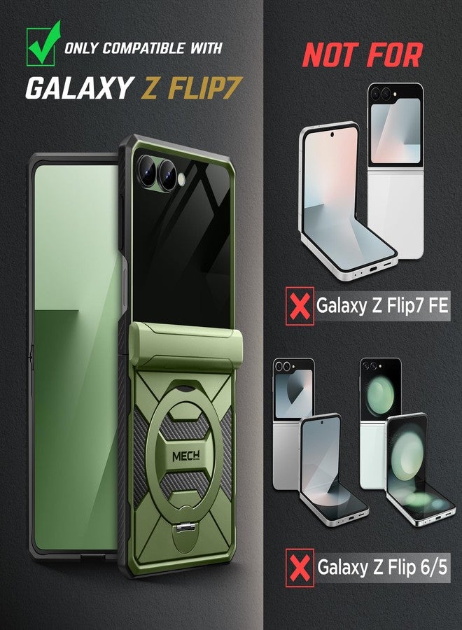 تونجيت غطاء Tongate متوافق مع Flip 7 مع واقي شاشة، أخضر - Image 2