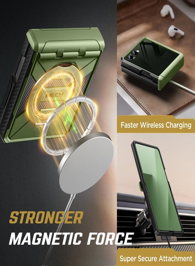 تونجيت غطاء Tongate متوافق مع Flip 7 مع واقي شاشة، أخضر - Image 4