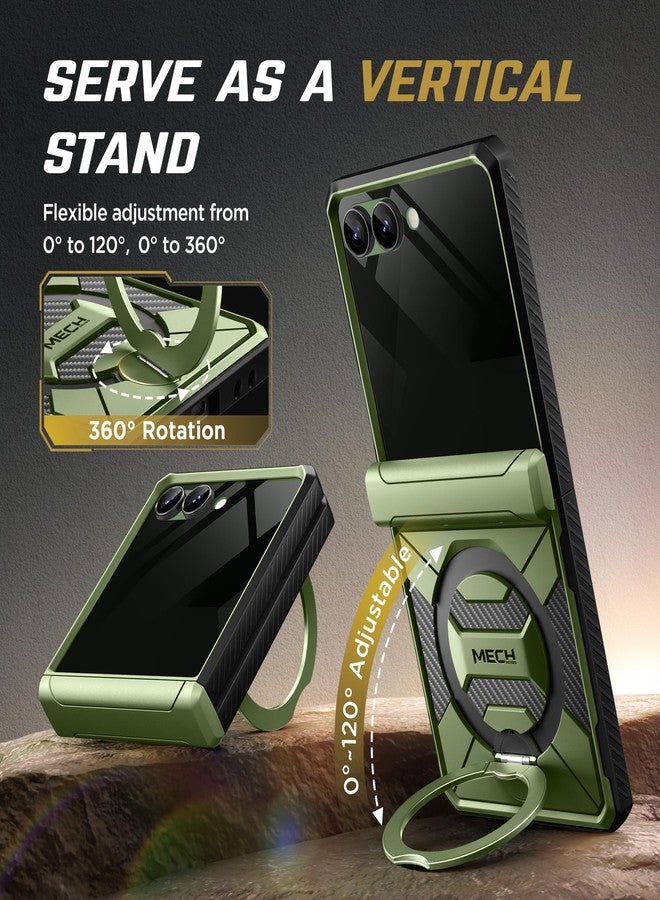 تونجيت غطاء Tongate متوافق مع Flip 7 مع واقي شاشة، أخضر - Image 5