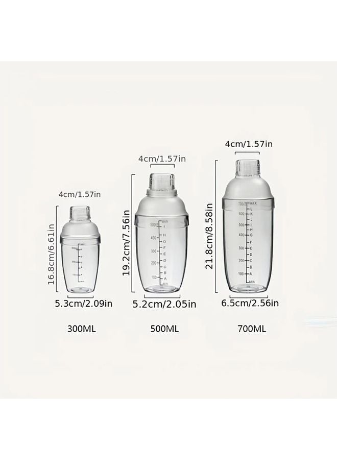 500ML Hand Shake Shaker Cup Manual Cocktail Mixer Homemade Milk Tea Set Lemon Tea Tools - Image 4