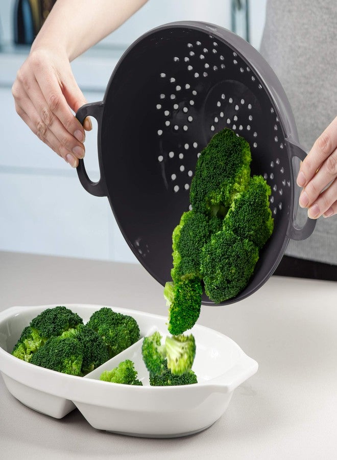 Zeal Melamine Colander/Strainer (24cm) -Dark Grey - Image 3