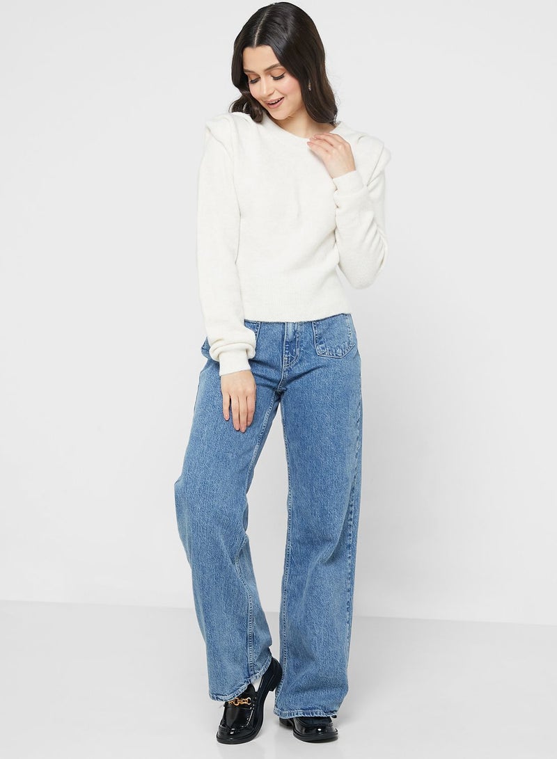 VERO MODA Round Neck Knitted Sweater  - Image 4