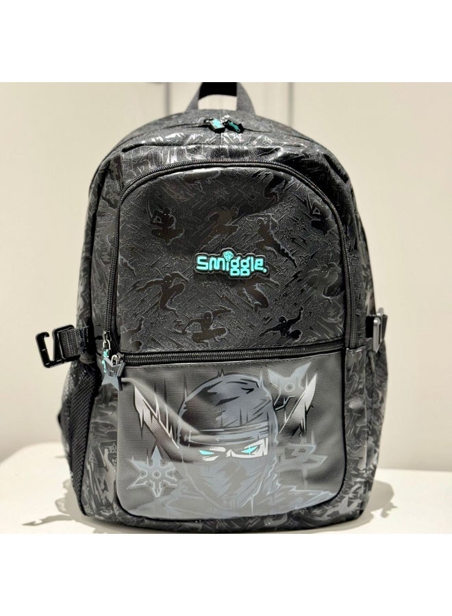 Smiggle Student Double-Shoulder Large Capacity Stress Relief Backpack Multi-functional Schoolbag