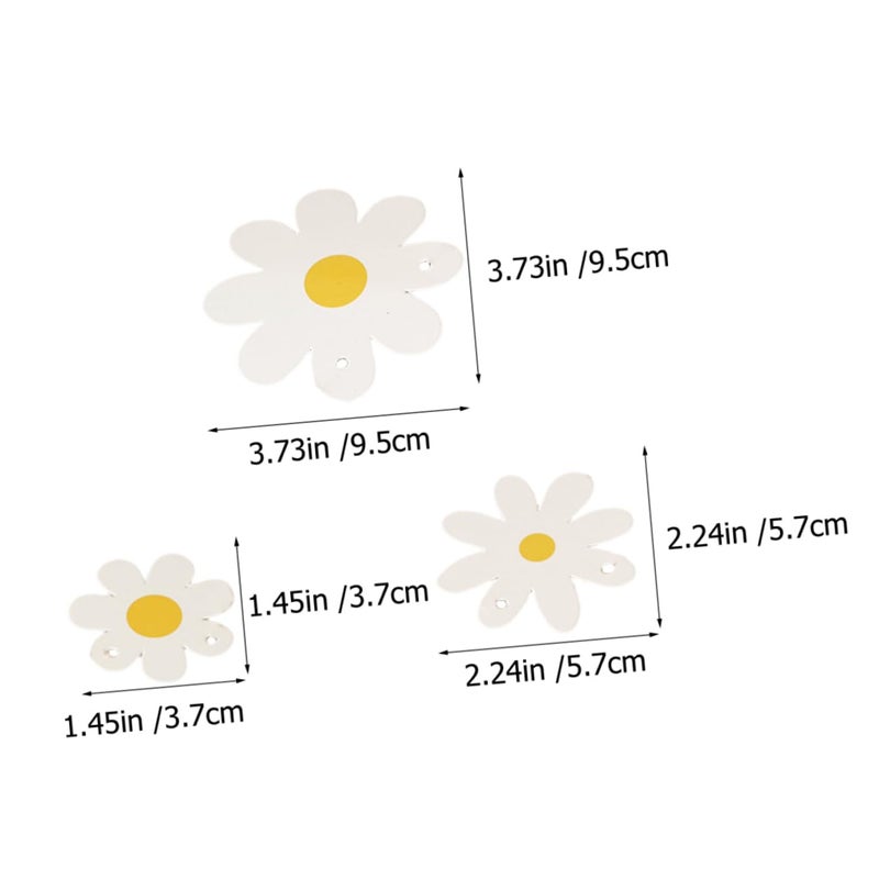 5Pcs Daisy Flower Garland Banner Easy to Hang for Birthday Party Backdrop Decor - Image 3
