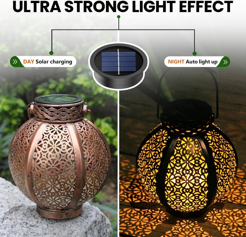 Misawce 2 Pack Solar Light Replacement Tops(2.76 Inch Top, 2.36 Inch Bottom), Waterproof Replacement Solar Lantern Parts for Outdoor Hanging Lanterns DIY Table Lights Garden Patio Decor - Image 4