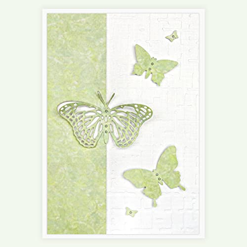 BiraBira Bira Craft 1.5 inch Butterfly 3 Lever Action Craft Punch for Paper Crafting Scrapbooking - Image 4