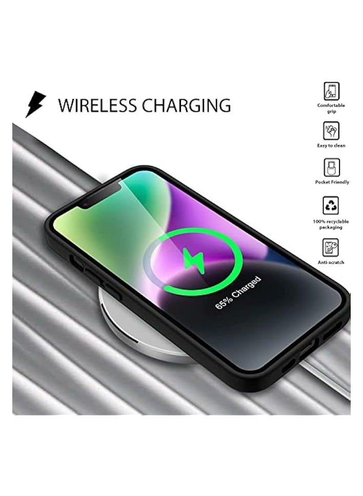 Tumi HC Quality Premium Leather & Shiny Carbon Fiber Case With Vertical Card Slot Compatible with iPhone 14 Pro, Shockproof Cover for Protect your Phone - Image 4