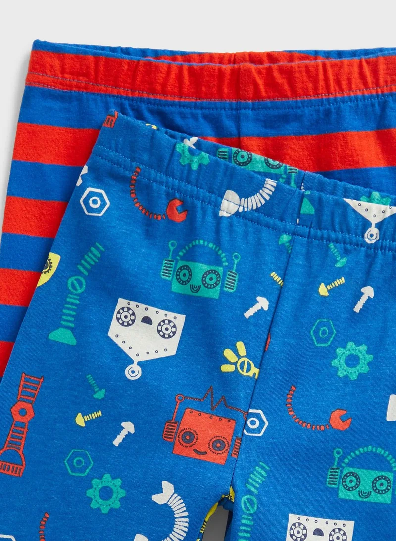 mothercare Infant 2 Pack Aop Sweatshirt & Sweatpants Set