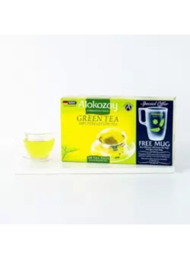 Alokozay Premium Green tea, 100 Tea bags - Image 4