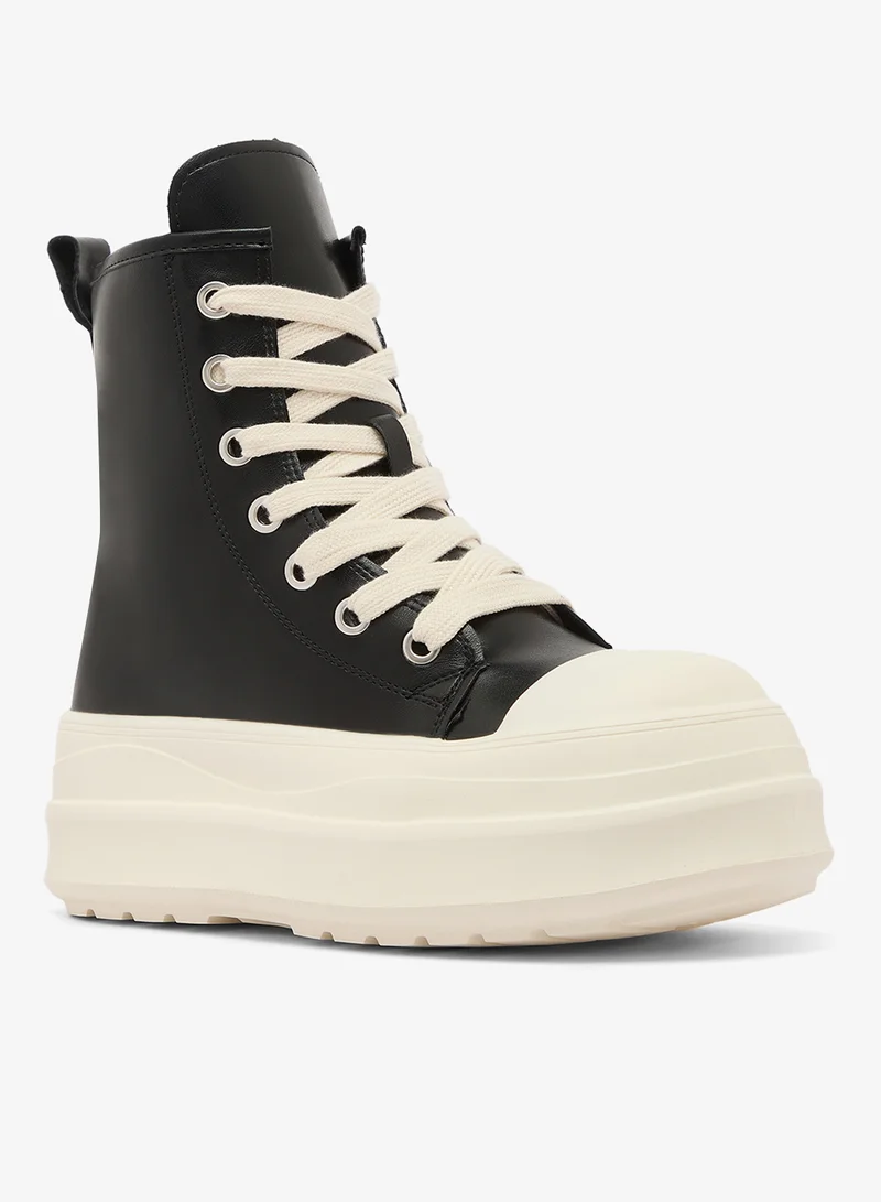 Ginger Platform Chunky Detail Lace Up Sneakers
