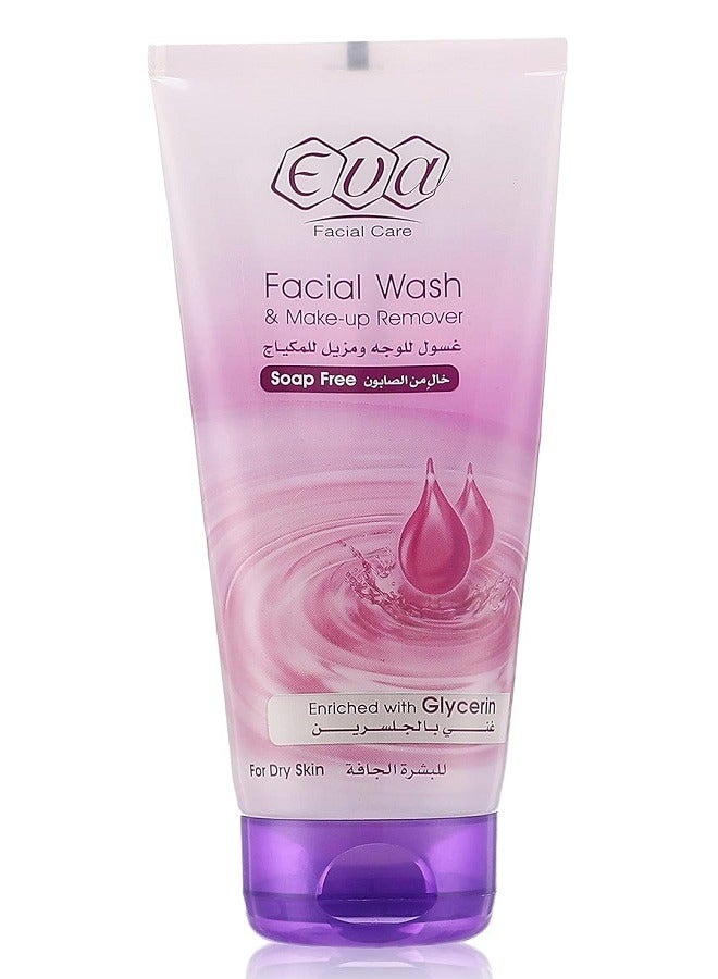 إيفا غسول للوجه ومزيل للمكياج بالجلسرين - 150 مل