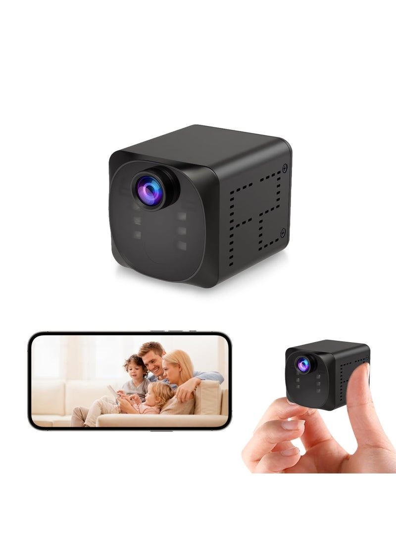 Generic Mini Camera 4K HD - Smallest WiFi Wireless Security Camera with Motion Detection, Night Vision App Control, Cloud & SD Storage Support, No WiFi Needed- Ideal for Pet, Baby, and Nanny Surveillance  - Image 1
