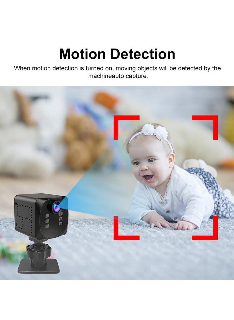 Generic Mini Camera 4K HD - Smallest WiFi Wireless Security Camera with Motion Detection, Night Vision App Control, Cloud & SD Storage Support, No WiFi Needed- Ideal for Pet, Baby, and Nanny Surveillance  - Image 3
