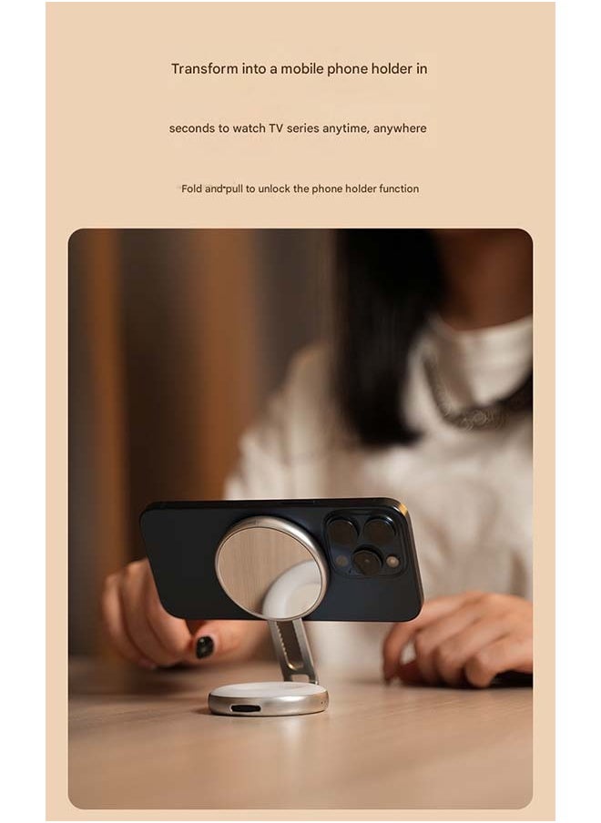 TELESIN TELESIN Magnetic Magsafe Three - color Fill Light - An Essential Gadget for Mobile Phone Photography, Live Streaming, Soft - light Beauty Retouching and Selfie - taking  - Image 3