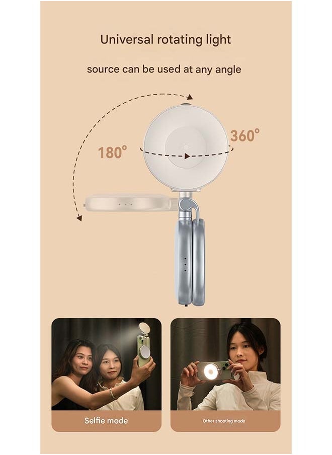 TELESIN TELESIN Magnetic Magsafe Three - color Fill Light - An Essential Gadget for Mobile Phone Photography, Live Streaming, Soft - light Beauty Retouching and Selfie - taking  - Image 4