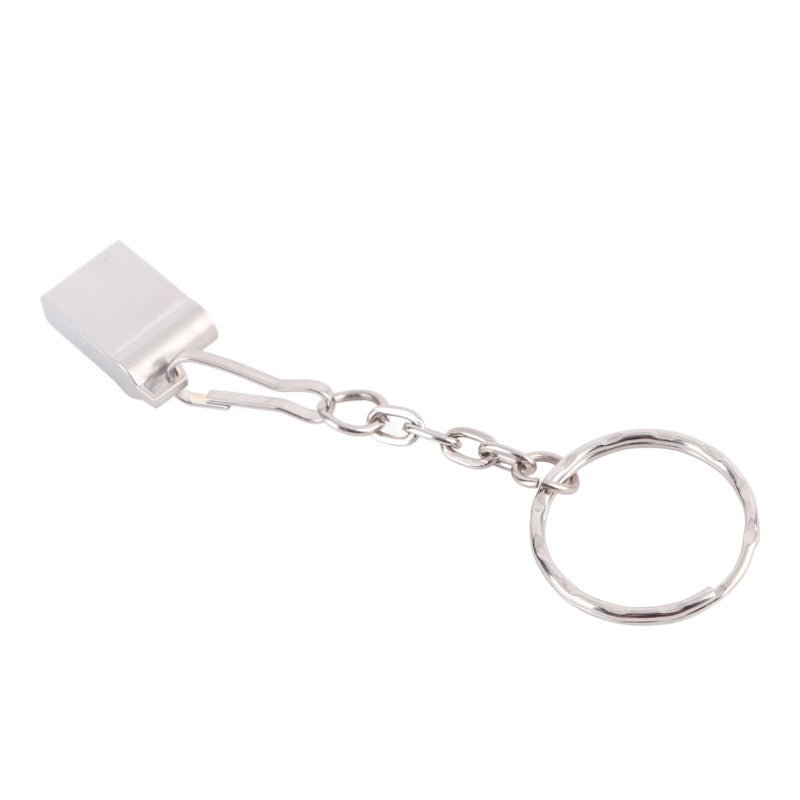 محركات فلاش USB 2.0 بتصميم مفتاح معدني - محرك محمول يمكن توصيله وتشغيله مباشرة لتخزين البيانات اليومي في المنزل والمكتب - Image 1