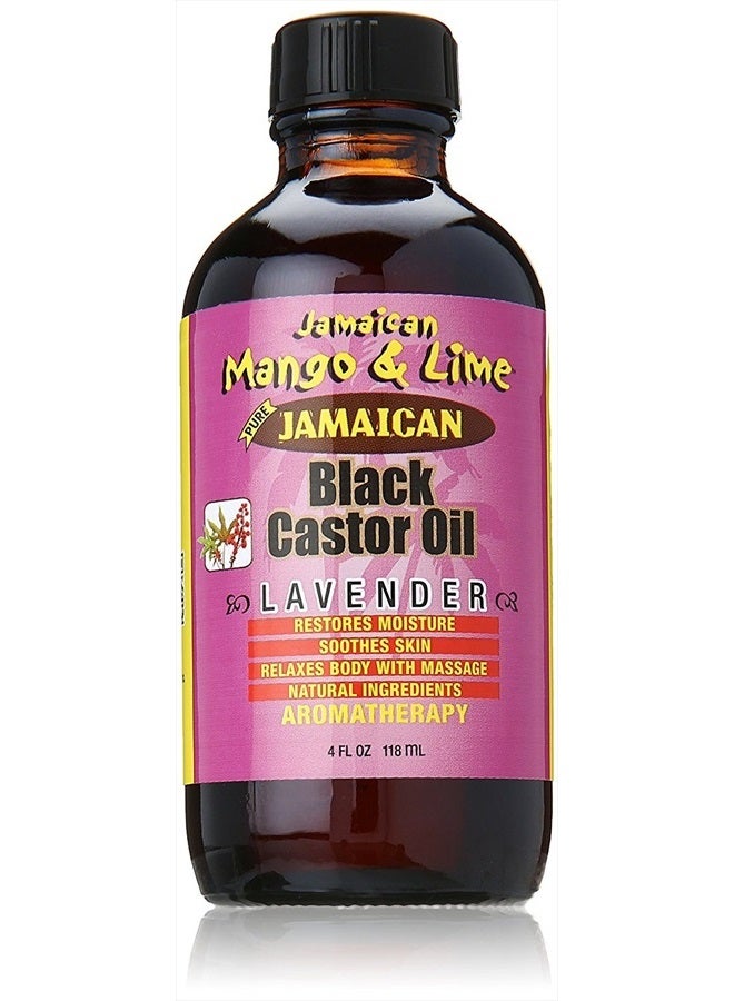 Jamaican Mango & Lime , Black Castor Oil, Lavender, 4 Fl Oz  - Image 1