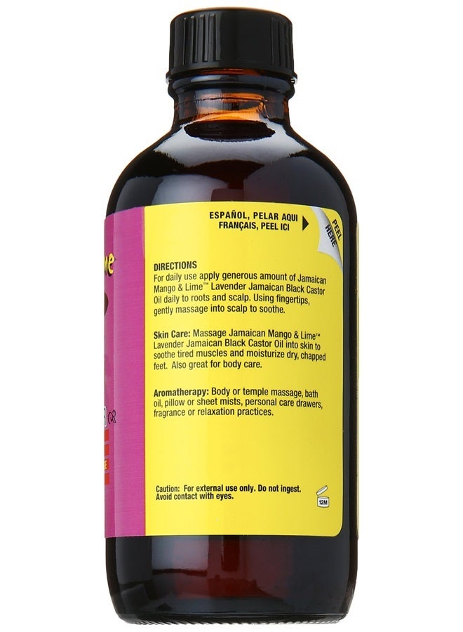 Jamaican Mango & Lime , Black Castor Oil, Lavender, 4 Fl Oz  - Image 3