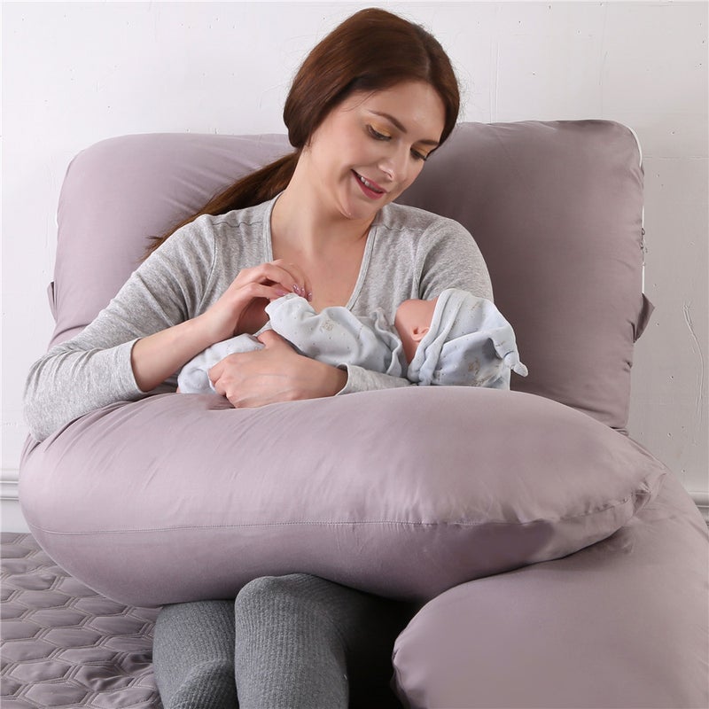 Maternity Pillow Removable And Washable U-Shaped Pillow Large Cushion Waist Pillow Factory Pillow Super Factory - Image 4